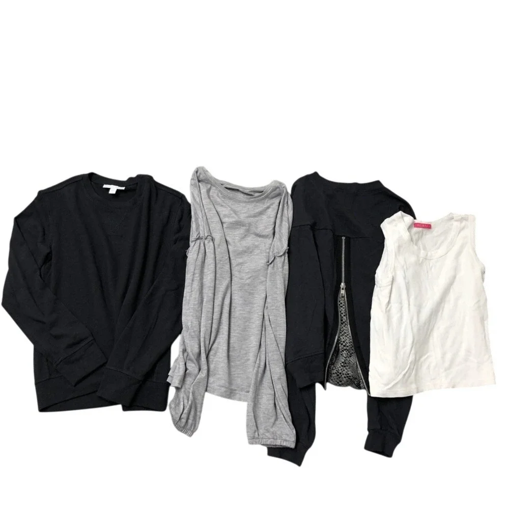 Rockets‎ of Awesome me.n.u Tops Bundle Girls 10-12 Black Gray White 4pc Set